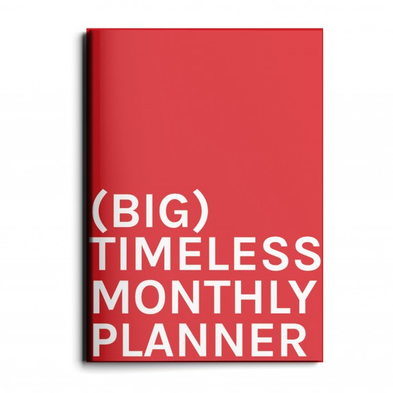 Timless monthly planner