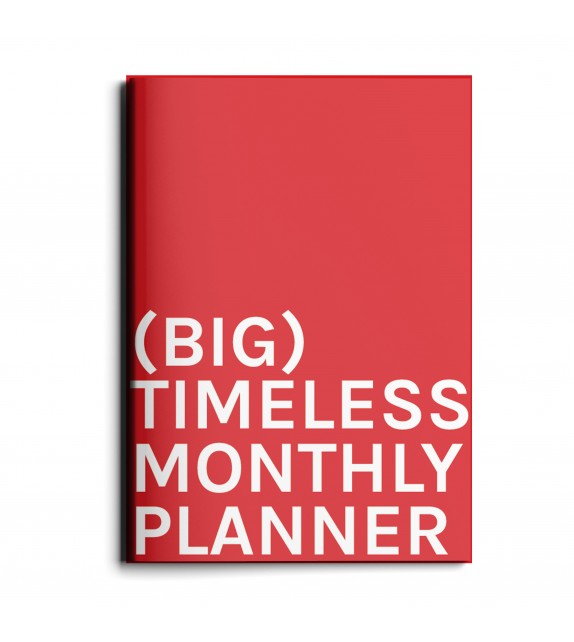 Timless monthly planner