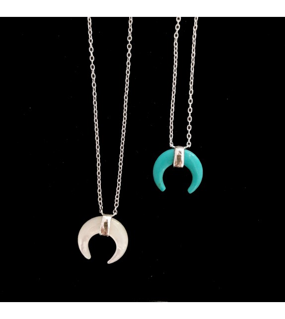 collier lune bleu collier lune bleu